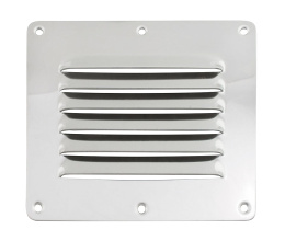 Вентиляционная решетка из нержавеющей стали TMC прямоугольная 127x115 мм (10247841)